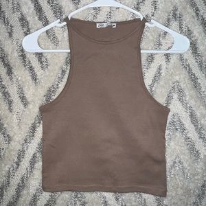 Brown Zara Tank